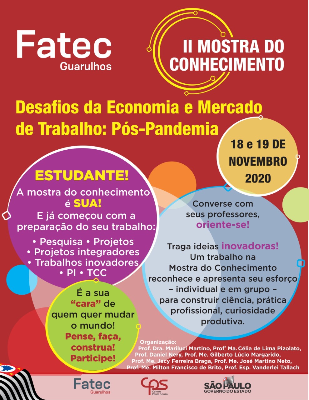 					Visualizar v. 1 n. 1 (2020): II Mostra do Conhecimento da Fatec Guarulhos
				